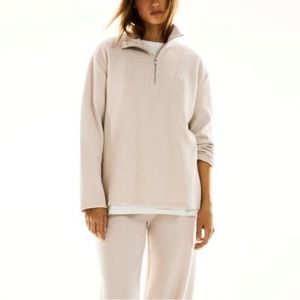 ZARA Zippered Soft Sweater